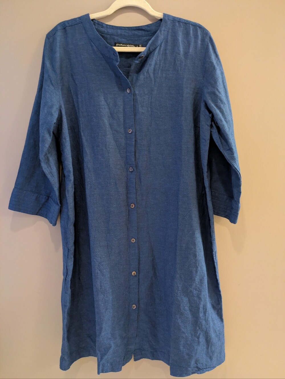 Gudrun Sjoden Cotton Linen Blend Dress L